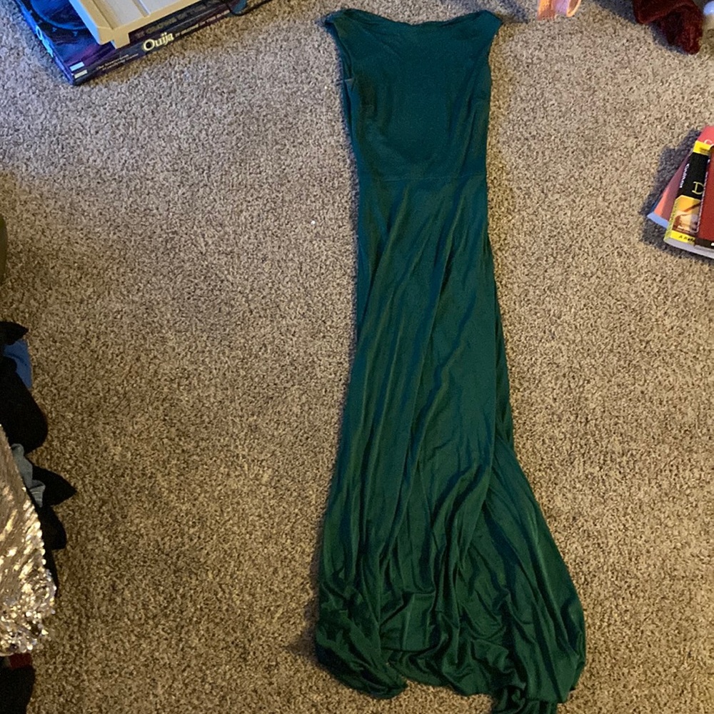 Backless green Issa London gown